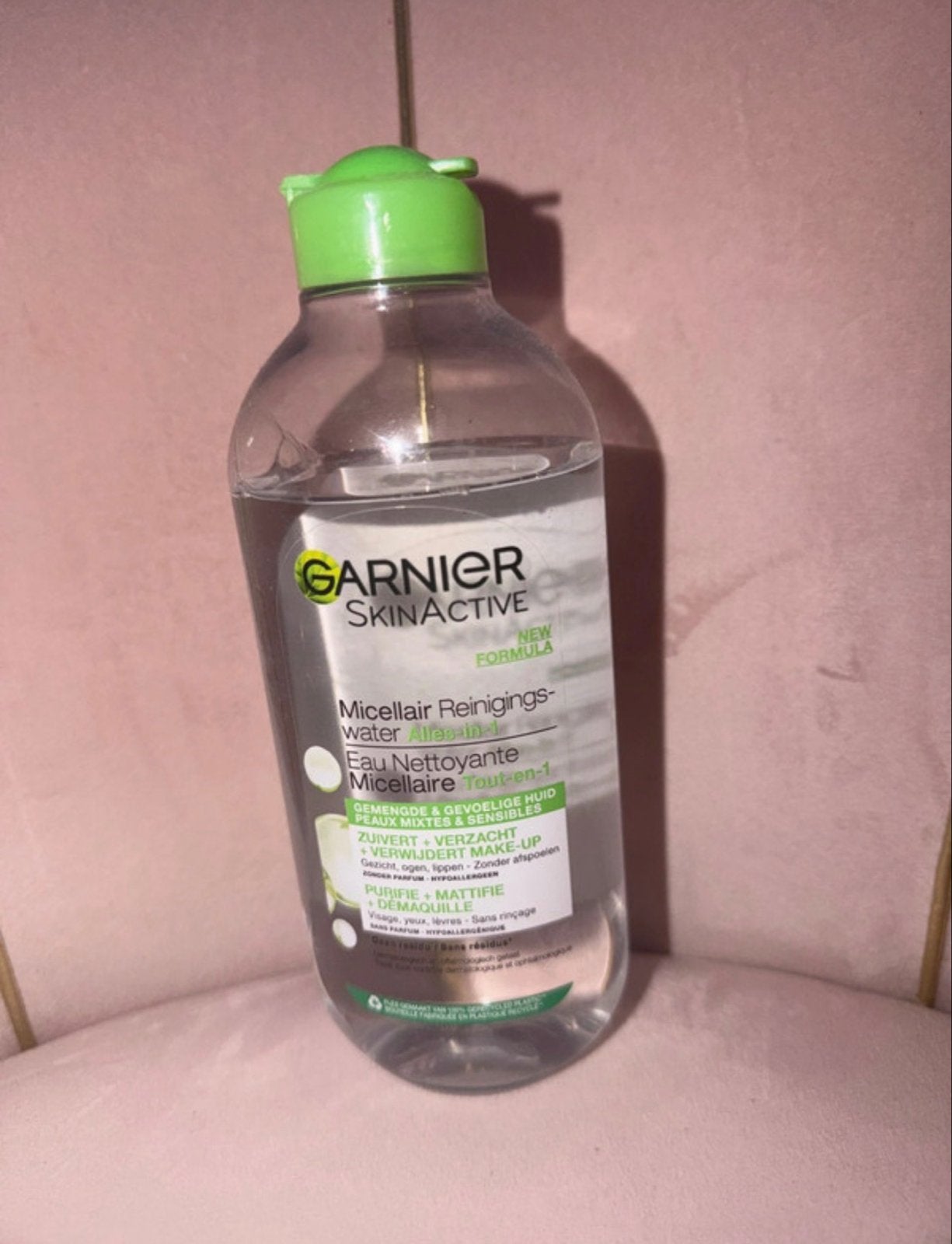 Garnier SkinActive Micellair Reinigingswater Alles-in-1, Sieraden, Tassen en Uiterlijk, Ophalen of Verzenden, Nieuw, Gehele gezicht