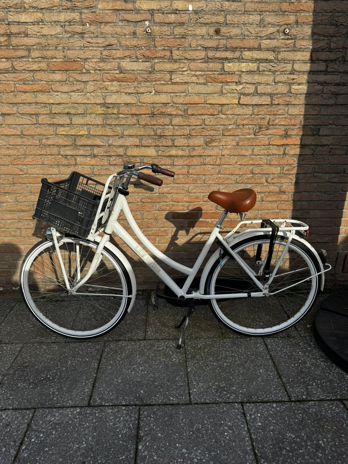 Mooie witte cortina u4 omafiets, Ophalen, Gebruikt