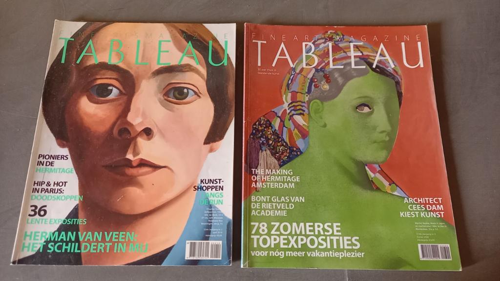 TABLEAU kunsttijdschriften, Boeken, Ophalen of Verzenden
