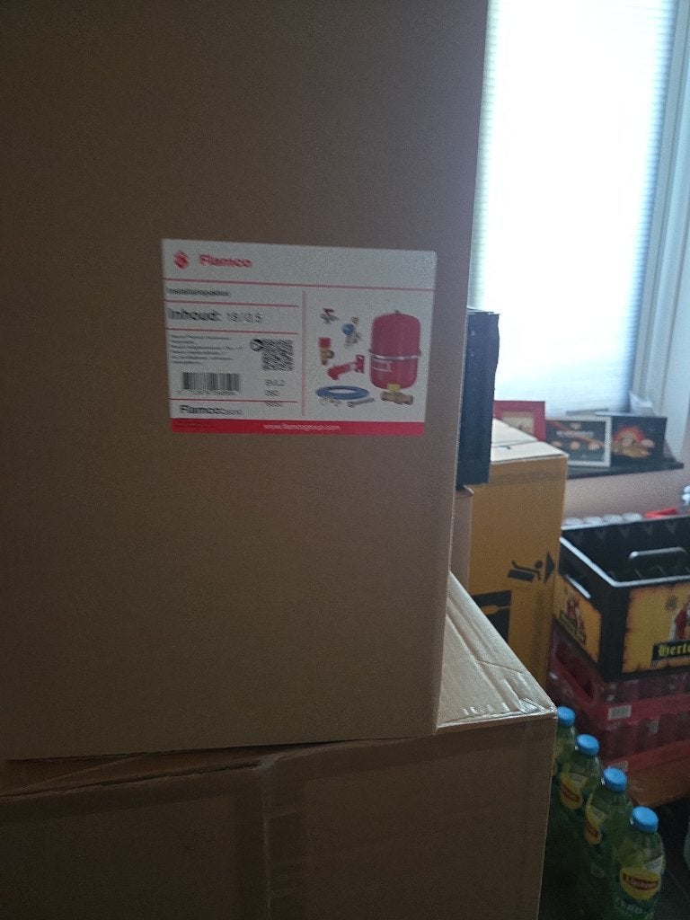 Flamco installatie pakket nieuw in doos, Doe-het-zelf en Verbouw, Verwarming en Radiatoren, Minder dan 30 cm, Hoog rendement (Hr)