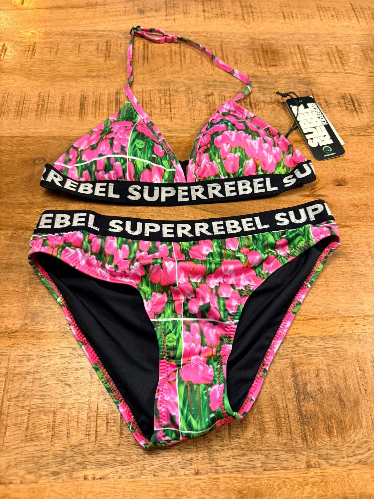 Superrebel bikini tulpen maat 176, Kinderen en Baby's, Kinderkleding | Kinder-zwemkleding, Bikiniset, Meisje, Nieuw, Ophalen of Verzenden