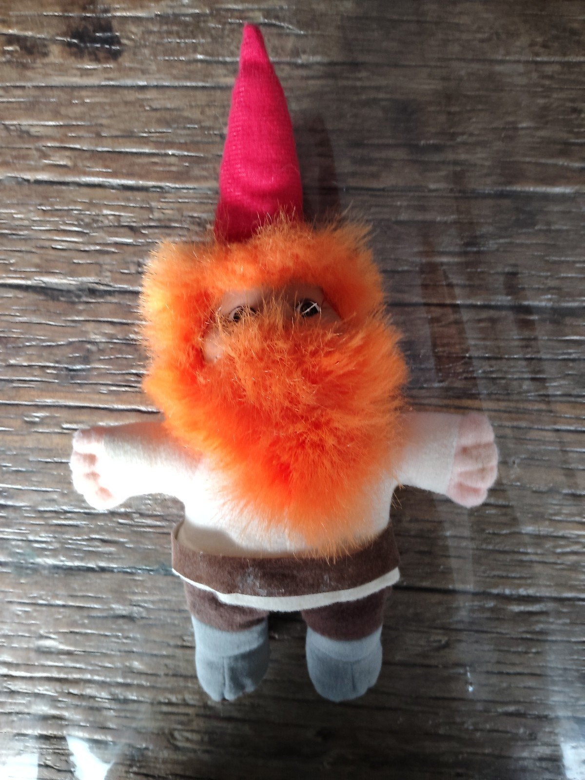 Leuk kabouter knuffeltje met oranje baard, Kinderen en Baby's, Oranje, Gebruikt, Overige typen, Ophalen of Verzenden