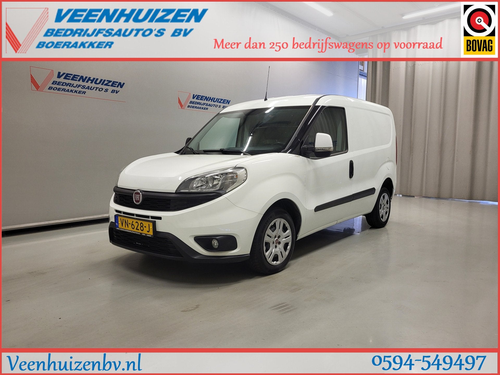 Fiat Doblò Cargo 1.6MJ 105pk Trekhaak (bj 2015), Auto's, Voorwielaandrijving, Euro 5, Gebruikt, 1295 kg