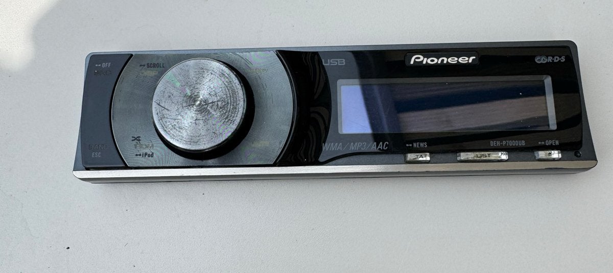 Pioneer DEH-P7000UB autoradio front, Ophalen of Verzenden, Zo goed als nieuw