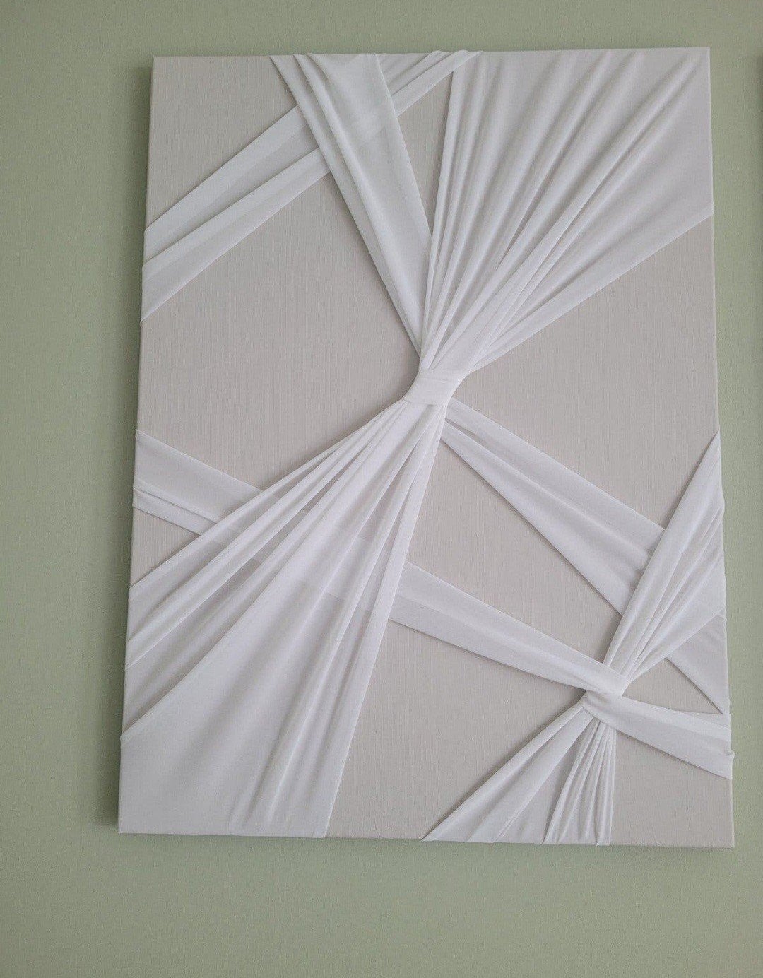 Moderne Abstracte Wanddecoratie Textiel 3D-effect, Antiek en Kunst, Ophalen of Verzenden
