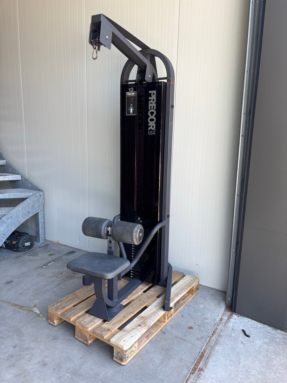 Precor Lat Pulldown Machine - Verlaagd Model, 100 kg, Ophalen, Gebruikt, Rug, Precor