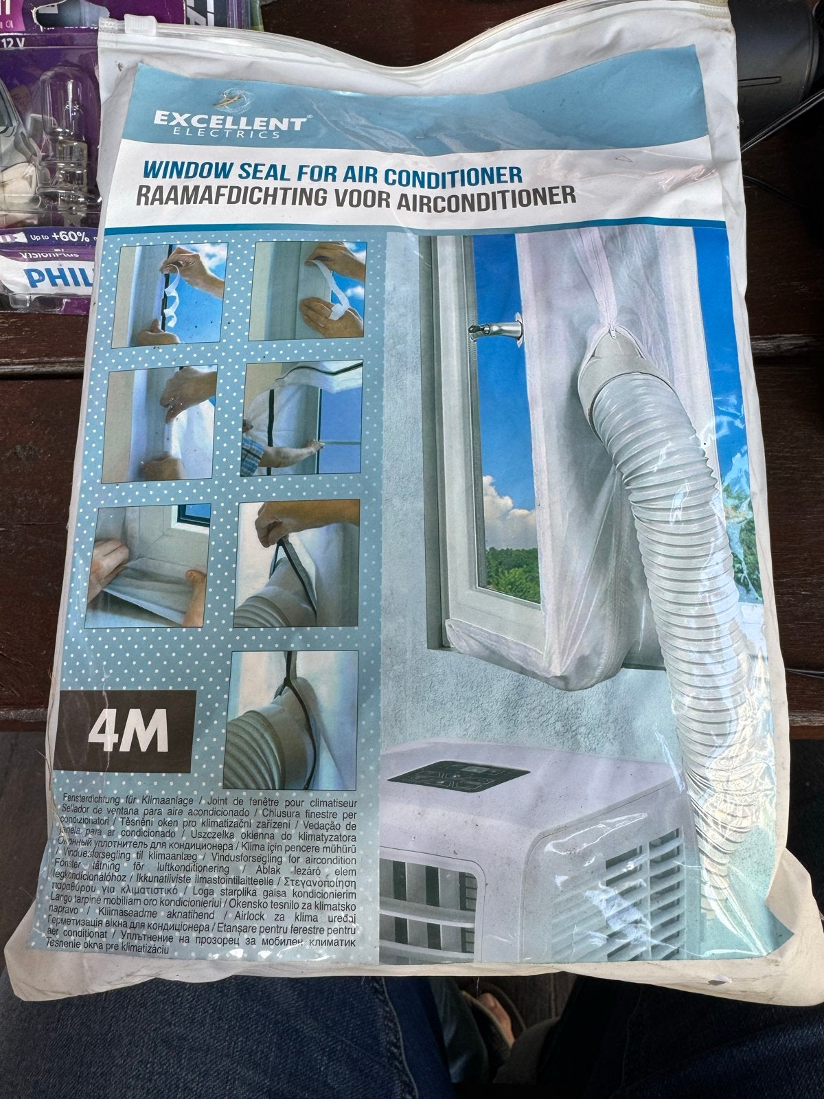 Excellent Electrics Raamafdichting voor Airconditioner 4M, Witgoed en Apparatuur, Ophalen of Verzenden, Nieuw, Mobiele airco