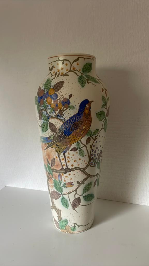 Zuid Holland platelen  vaas, Antiek en Kunst, Ophalen of Verzenden