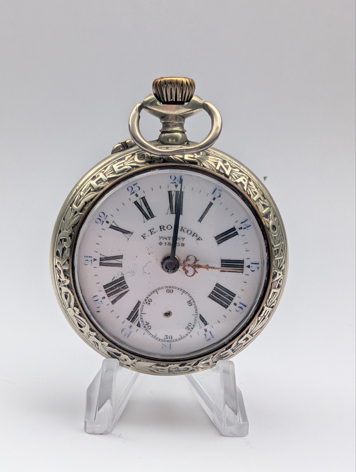 AntiekF.E. Roskopf Zakhorloge - loopt niet, Ophalen of Verzenden