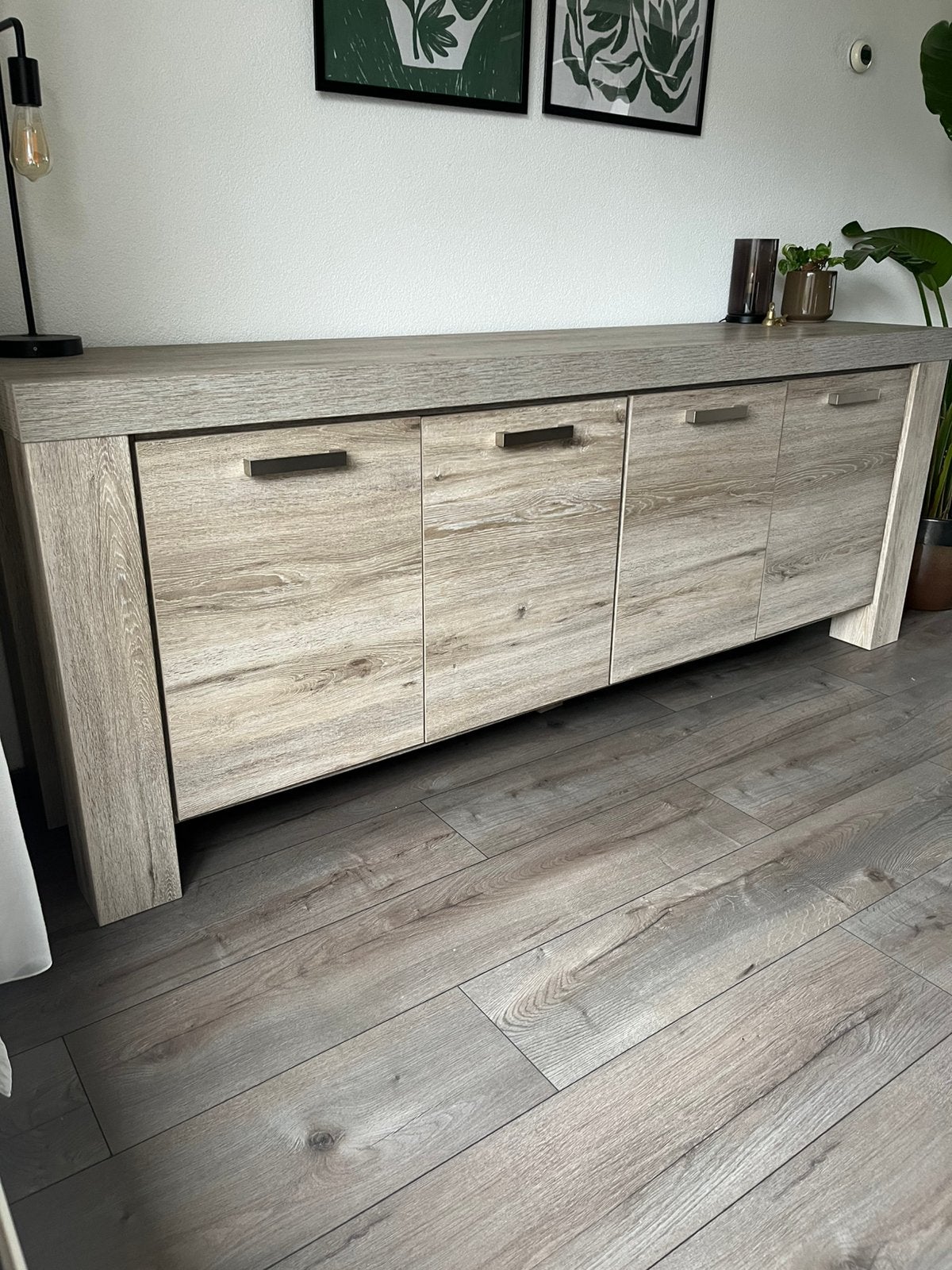 Mooie nette Dressoir, Ophalen, Met deur(en), Zo goed als nieuw, 200 cm of meer