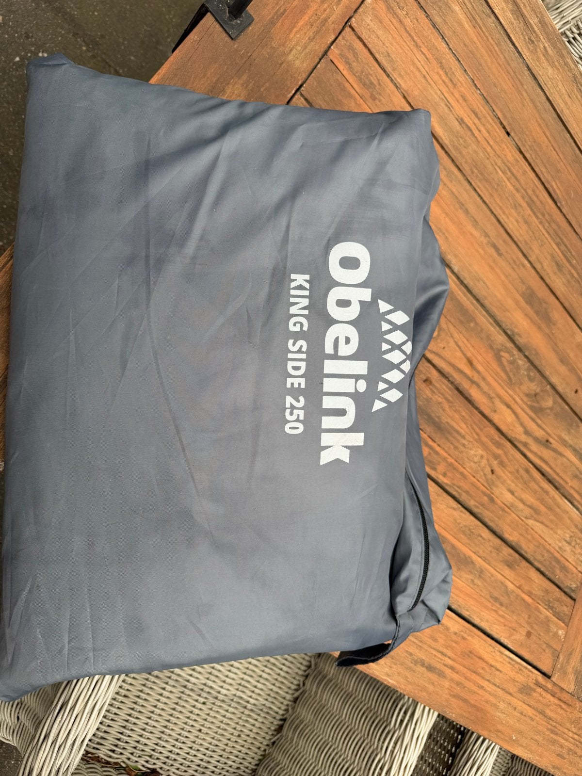 Obelink King Side 250 Zijwand voor luifel, Ophalen of Verzenden, Zo goed als nieuw