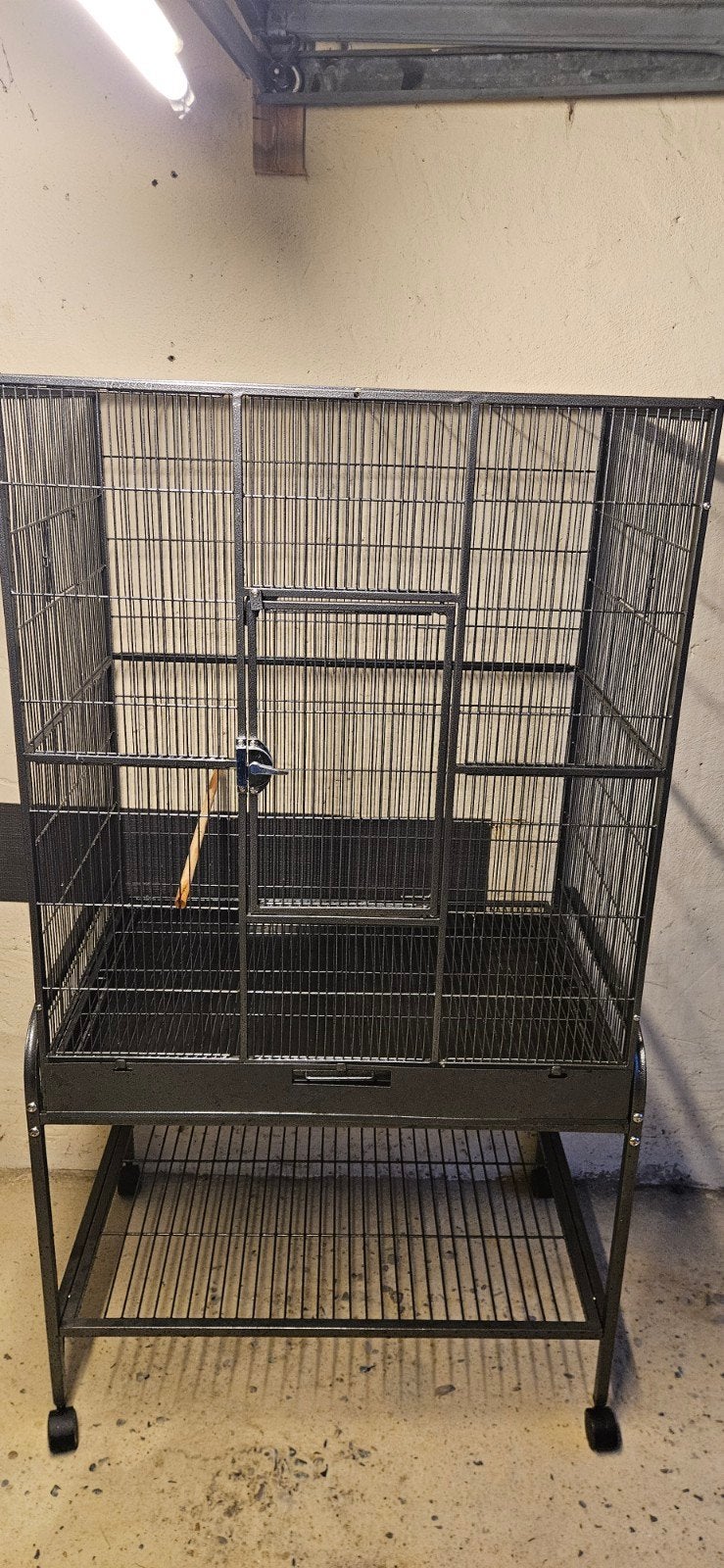 Grote vogelkooi H 80x B 80 x D54 cm, Dieren en Toebehoren, Ophalen, Zo goed als nieuw, Metaal, Vogelkooi