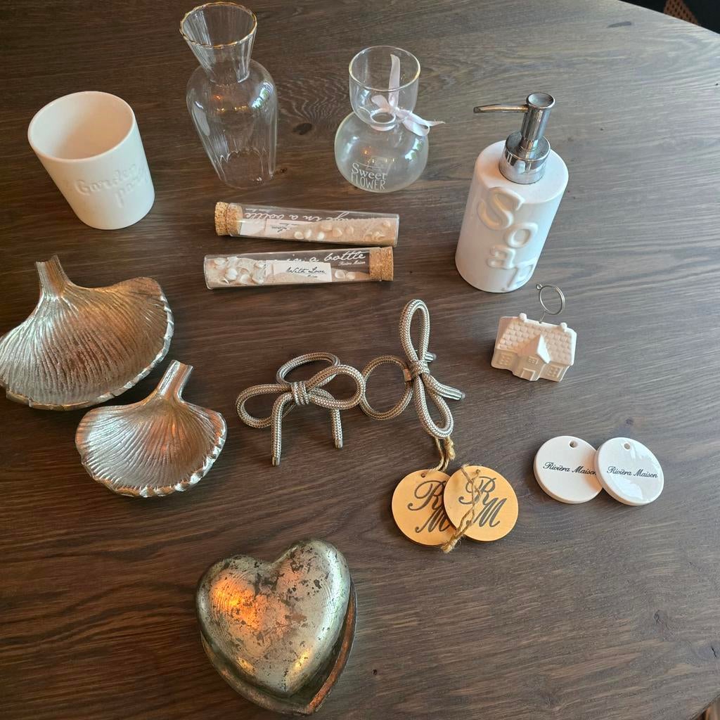 Diverse Riviera Maison accessoires - Bieden naar waarde, Ophalen of Verzenden, Gebruikt, Glas, Landelijk, Riviera Maison