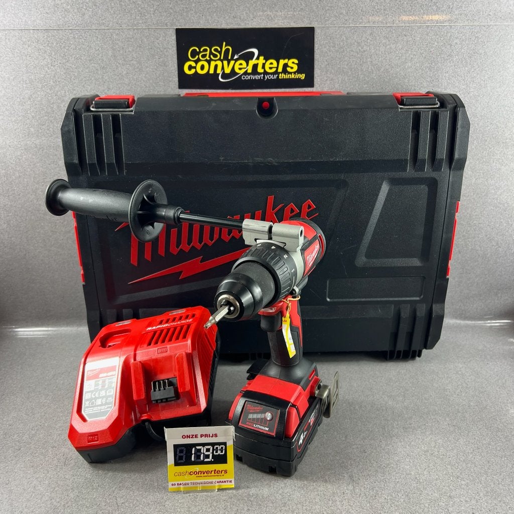 Milwaukee M18 BLDD2 Accu schroeftol lader+accu | 408173