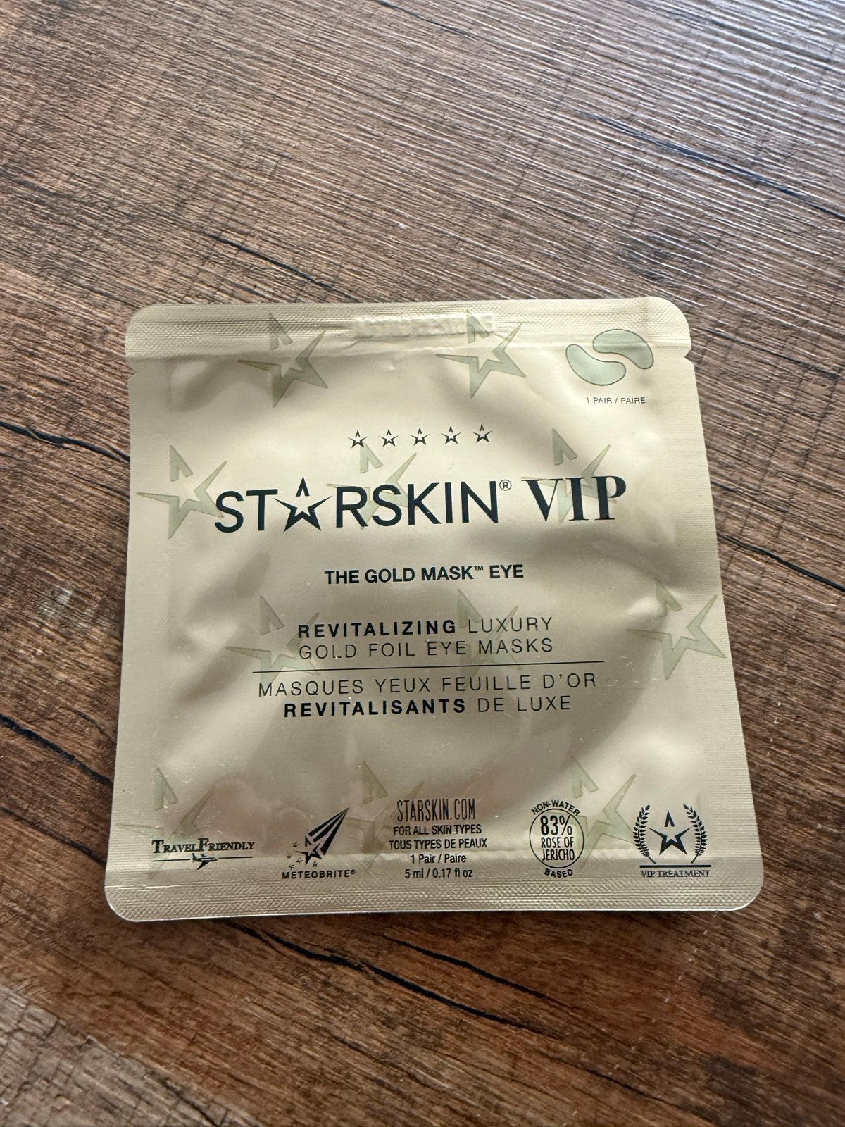 STARSKIN VIP The Gold Mask Eye Revitalizing Luxury, Ophalen of Verzenden, Nieuw, Ogen, Verzorging