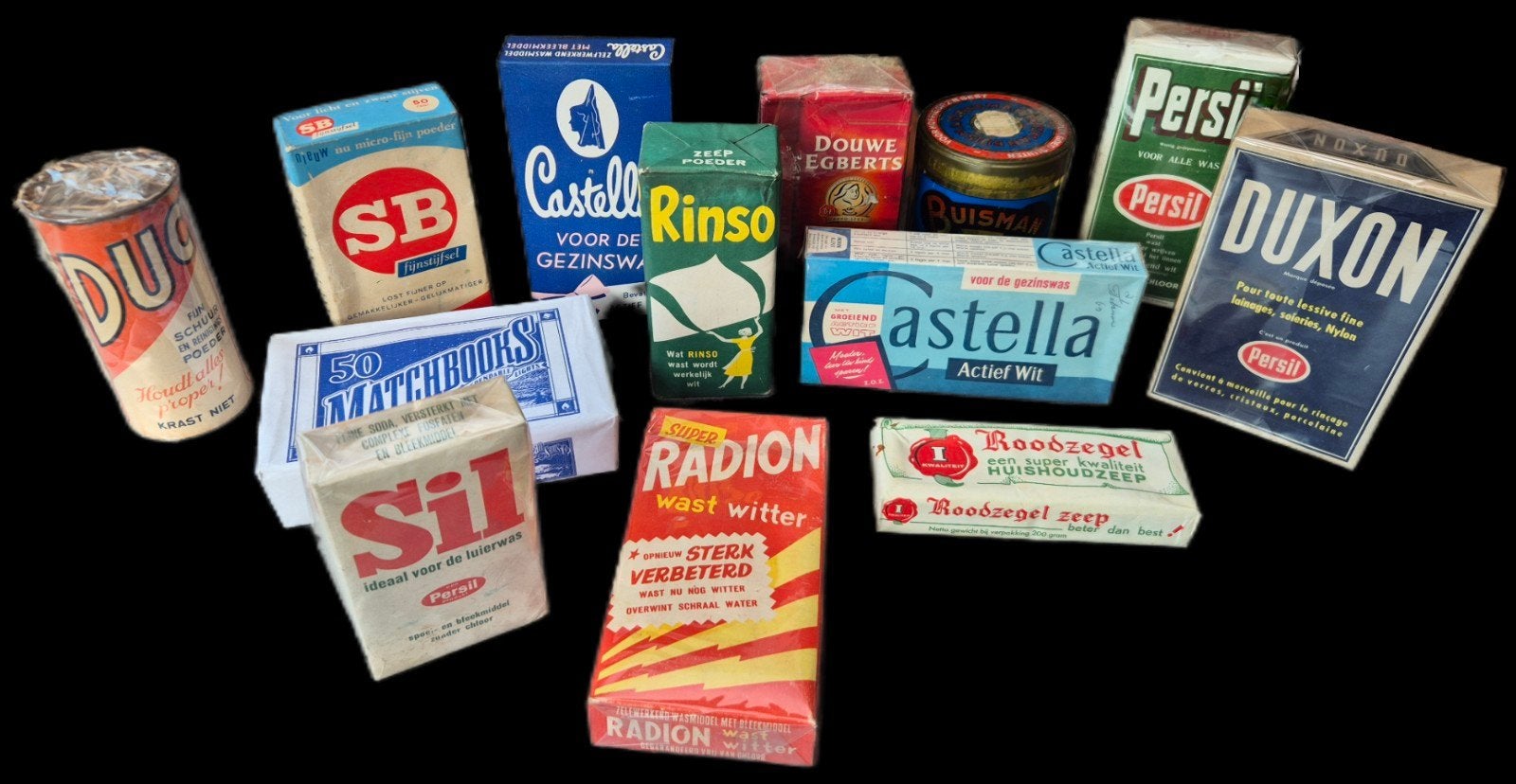 Lot nostalgische produkten, Ophalen of Verzenden, Winkel, Super of Benzinepomp, Zegels, Bonnen of Punten