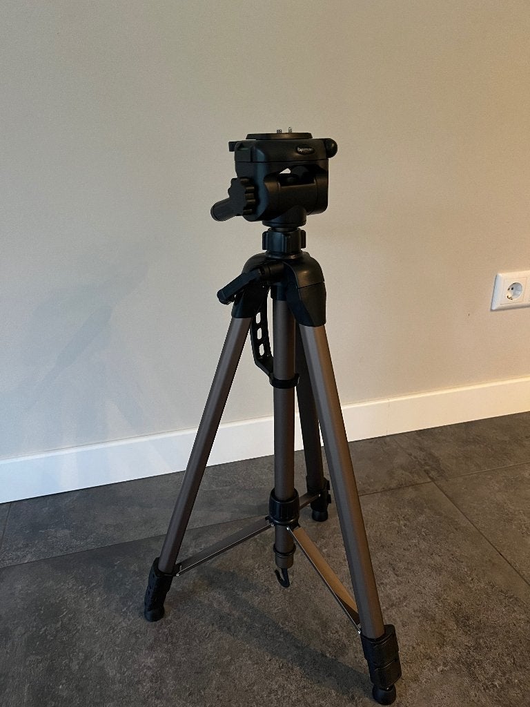 Statief camera, Verzenden, Inclusief draagtas, Driepoot, Zo goed als nieuw