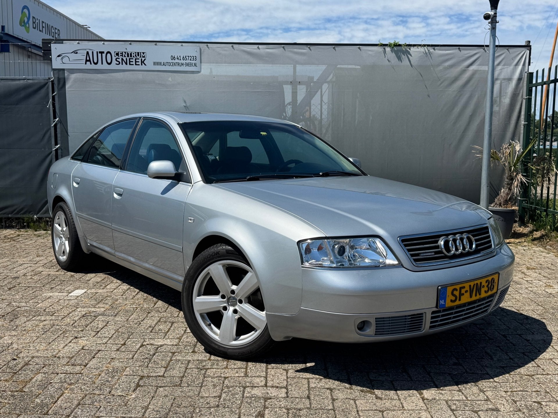 Audi A6 Limousine 2.8 Quattro AUT-NWE APK-Clima-Cruise-Leer, Auto's, Audi, Gebruikt, Bedrijf, Vierwielaandrijving, Blauw