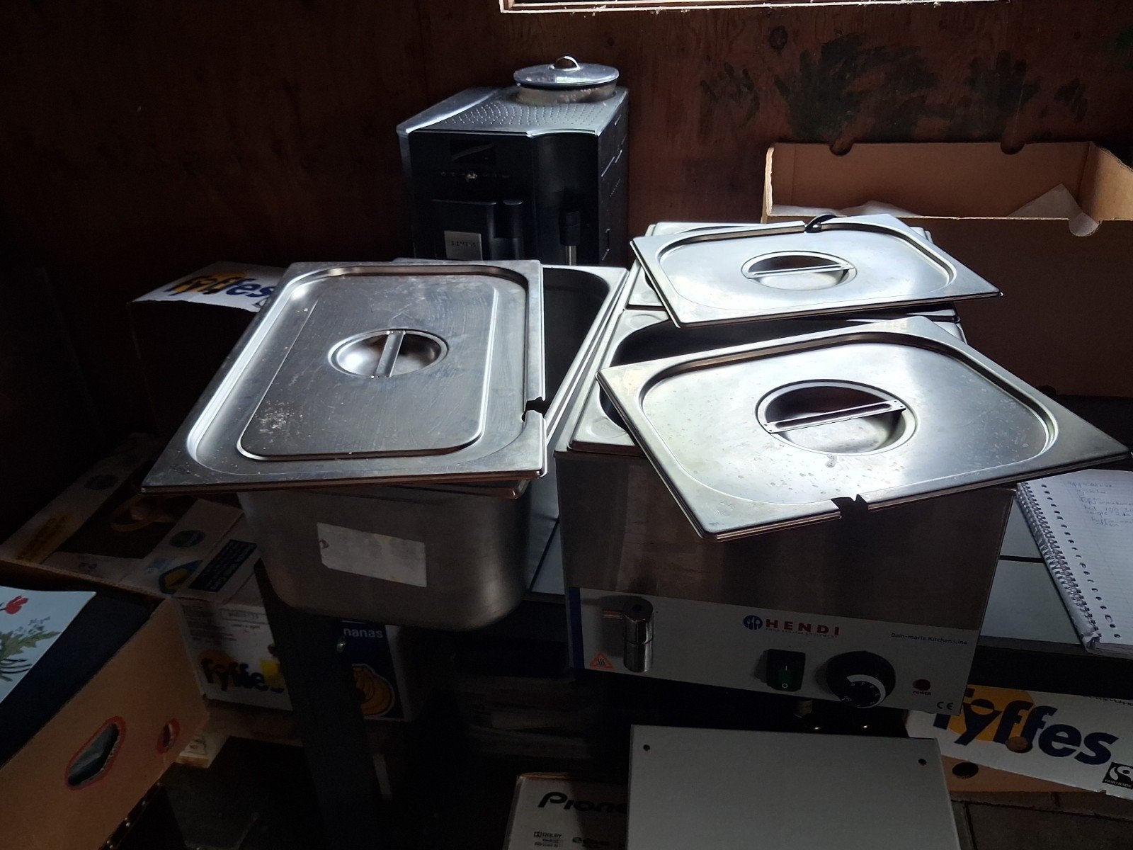 Hendi Bain-marie Kitchen Line met GN-bakken, Ophalen of Verzenden, Gebruikt