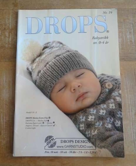 Drops Design baby breiboek babybreiboek nummer 19, Verzenden, Zo goed als nieuw, Breien, Patroon of Boek