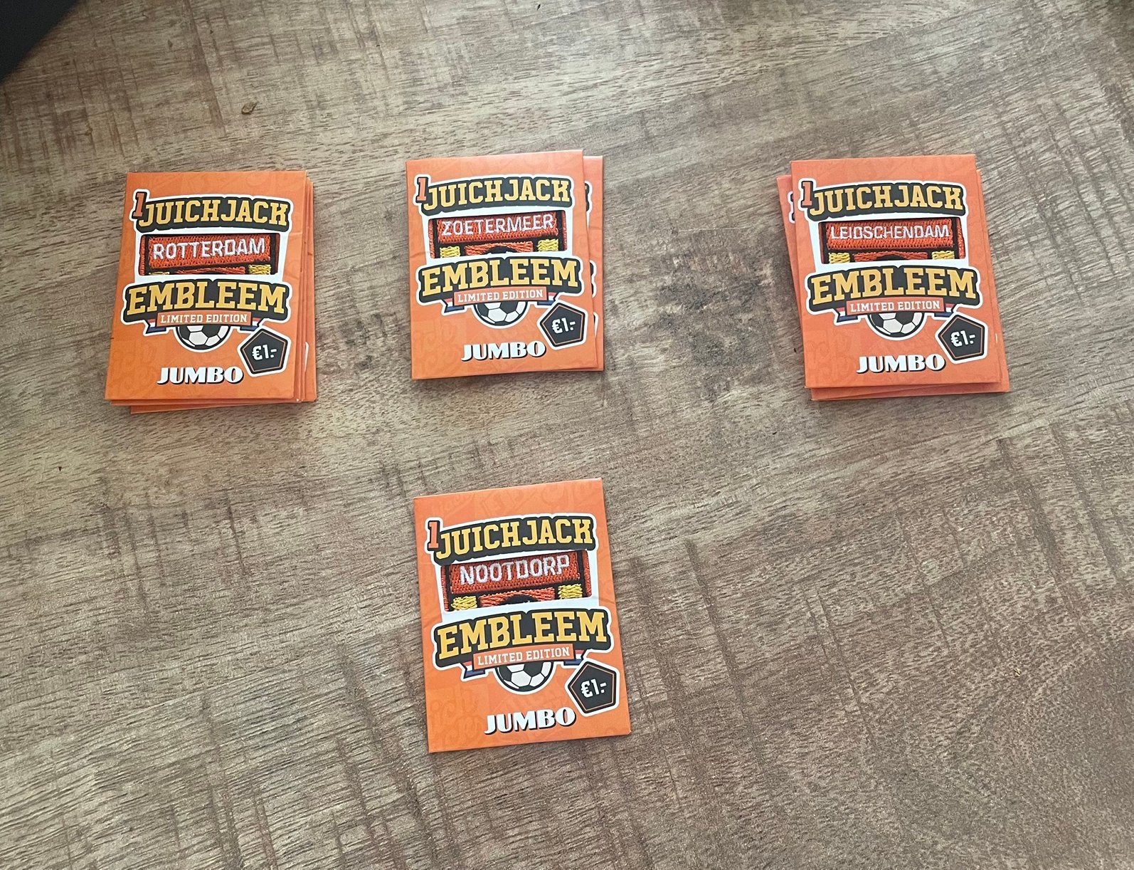 Verschillende naamplaats emblemen Jumbo, Jumbo, Ophalen of Verzenden