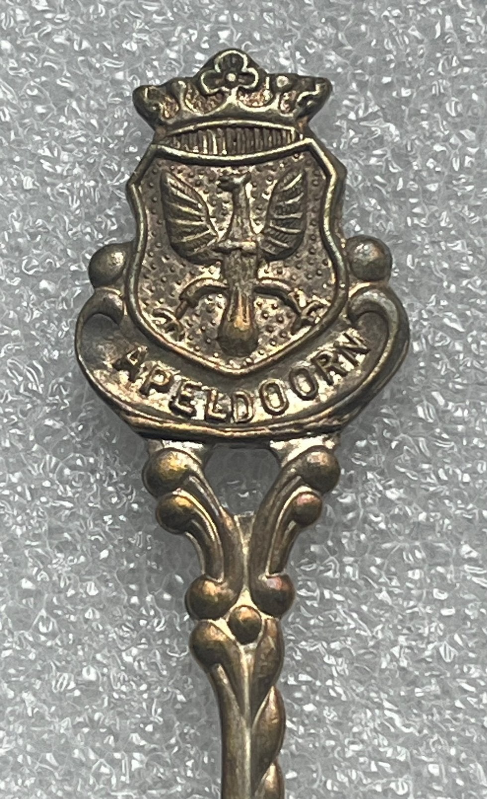 Vintage lepeltje Apeldoorn., Antiek en Kunst, Ophalen of Verzenden