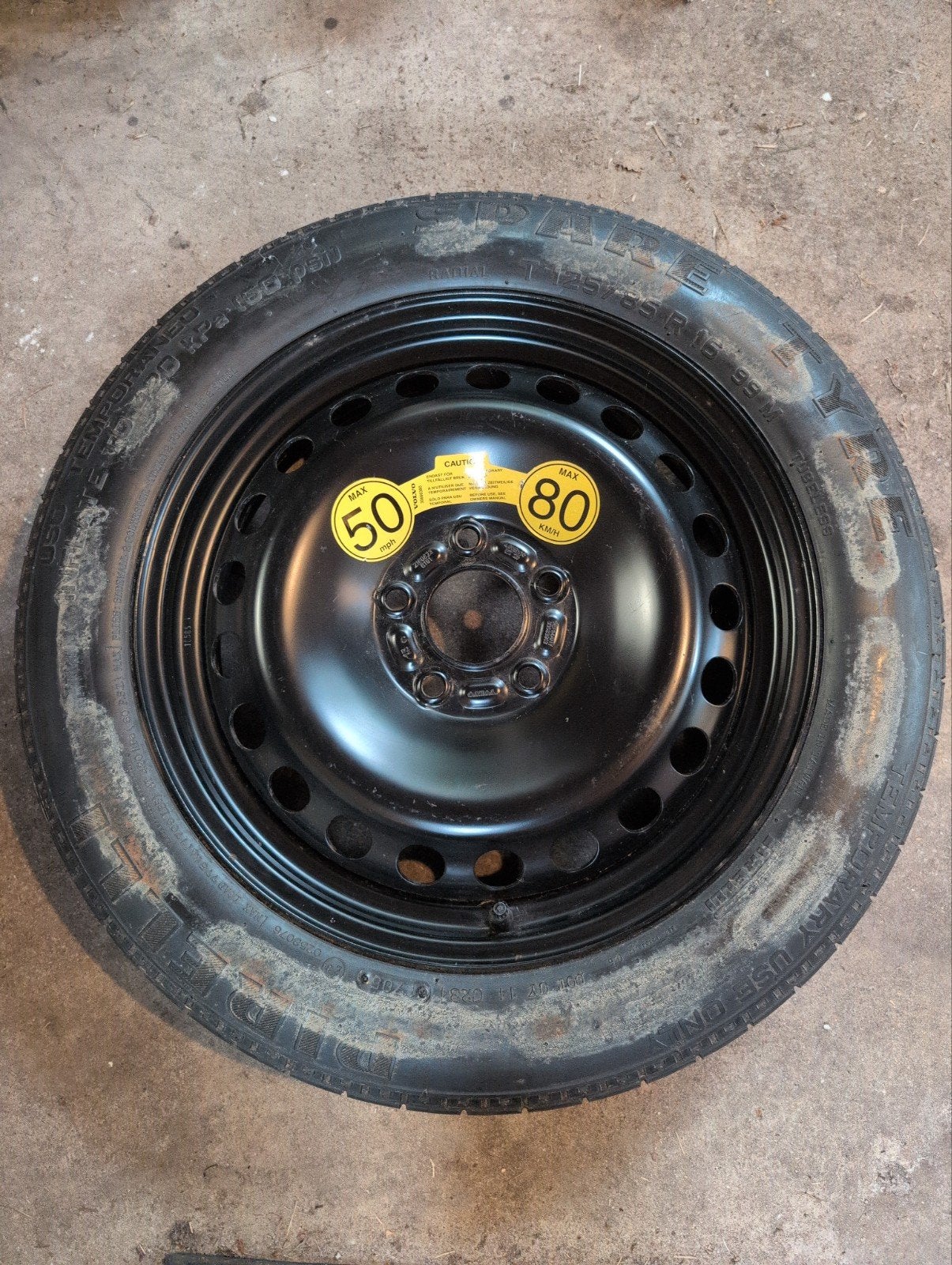 Reserve wiel 125/85 r16 thuiskomer, Ophalen, Nieuw