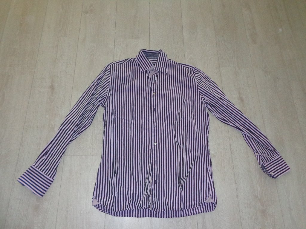 herenoverhemden maat L, Giordano, Kiwi, Logg, Kleding | Heren, Ophalen of Verzenden, Gedragen, Overige kleuren, Halswijdte 41/42 (L)