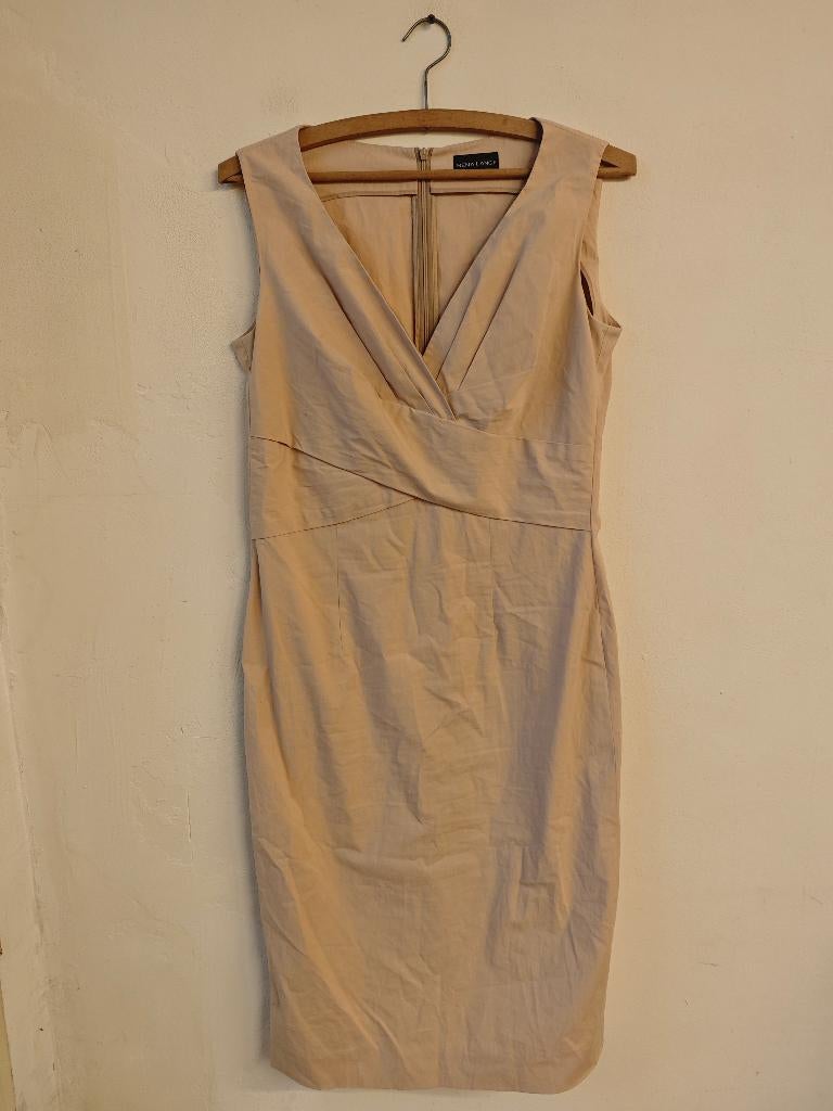 Jurk Rena Lange, Kleding | Dames, Jurken, Maat 38/40 (M), Beige, Ophalen of Verzenden, Zo goed als nieuw