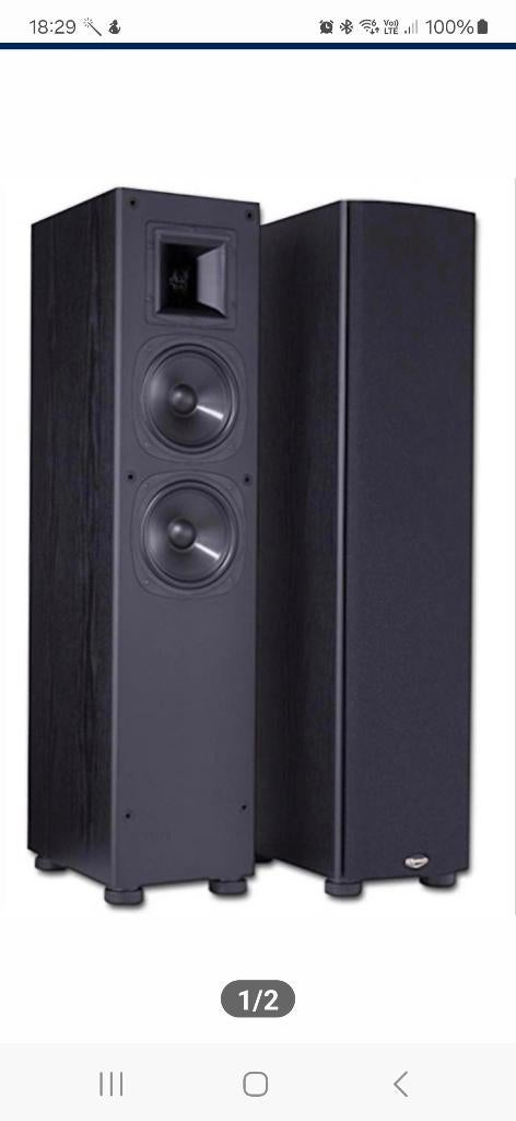 KLIPSCH + MARANTZ HIFI SET TE KOOP, Audio, Tv en Foto, Luidsprekers, Gebruikt, Front, Rear of Stereo speakers, 60 tot 120 watt