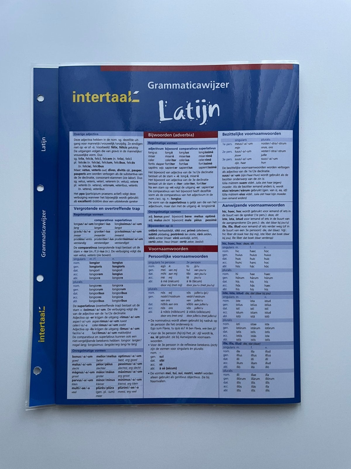 Grammaticawijzer Latijn - Intertaal, Ophalen of Verzenden, Zo goed als nieuw, Non-fictie