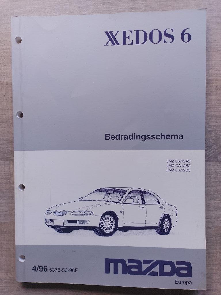Xedos 6 dealer werkplaatsboek Bedradingsschema stroomschema, Ophalen of Verzenden, Gelezen, Mazda