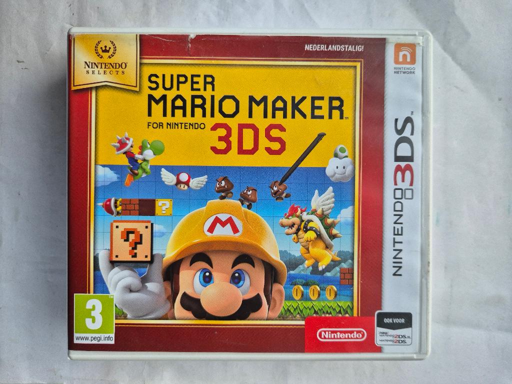 SUPER MARIO MAKER, Gebruikt, 1 speler, Racen en Vliegen, Ophalen of Verzenden