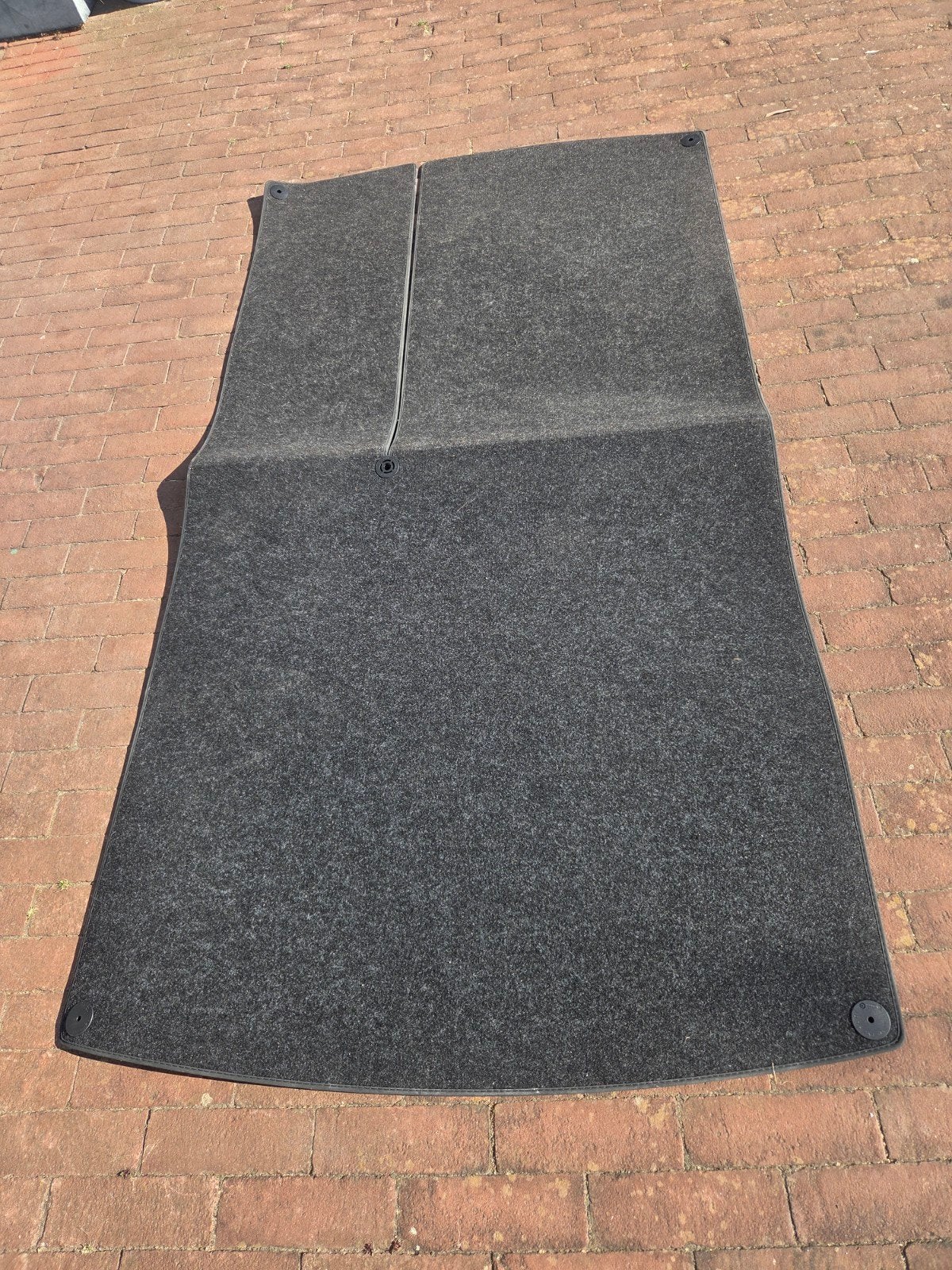 Kofferbakmat omkeerbaar - rubber en tapijt, Ophalen, Gebruikt