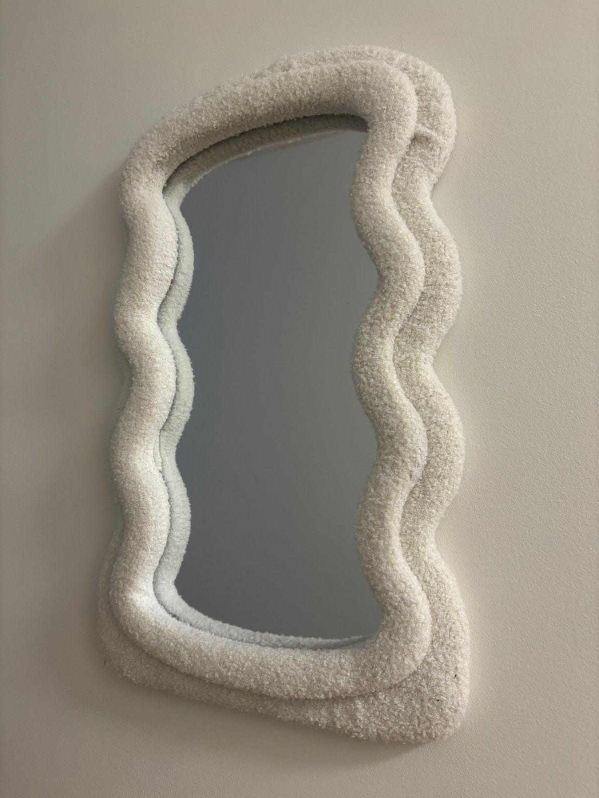 Witte teddy spoegel, Ophalen, Minder dan 50 cm, Nieuw, Minder dan 100 cm
