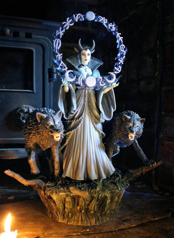 Anne Stokes Beeld Moon Witch 43cm Dream Figures, Ophalen of Verzenden, Nieuw, Fantasy