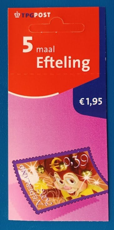 PB 80 5 maal Efteling 2002 - NVPH 2084-2088, Verzenden, Na 1940, Postfris