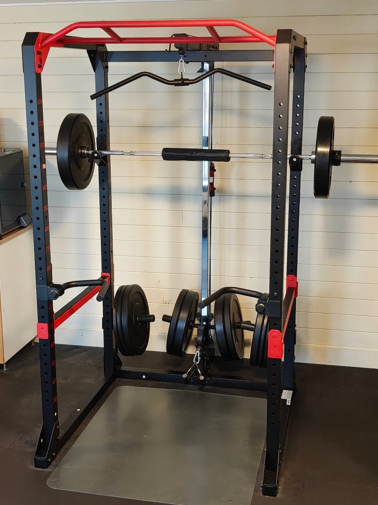 Complete homegym set: Power Tower, halterstang en gewichten, Sport en Fitness, Fitnessmaterialen, Ophalen, Gebruikt, Overige typen