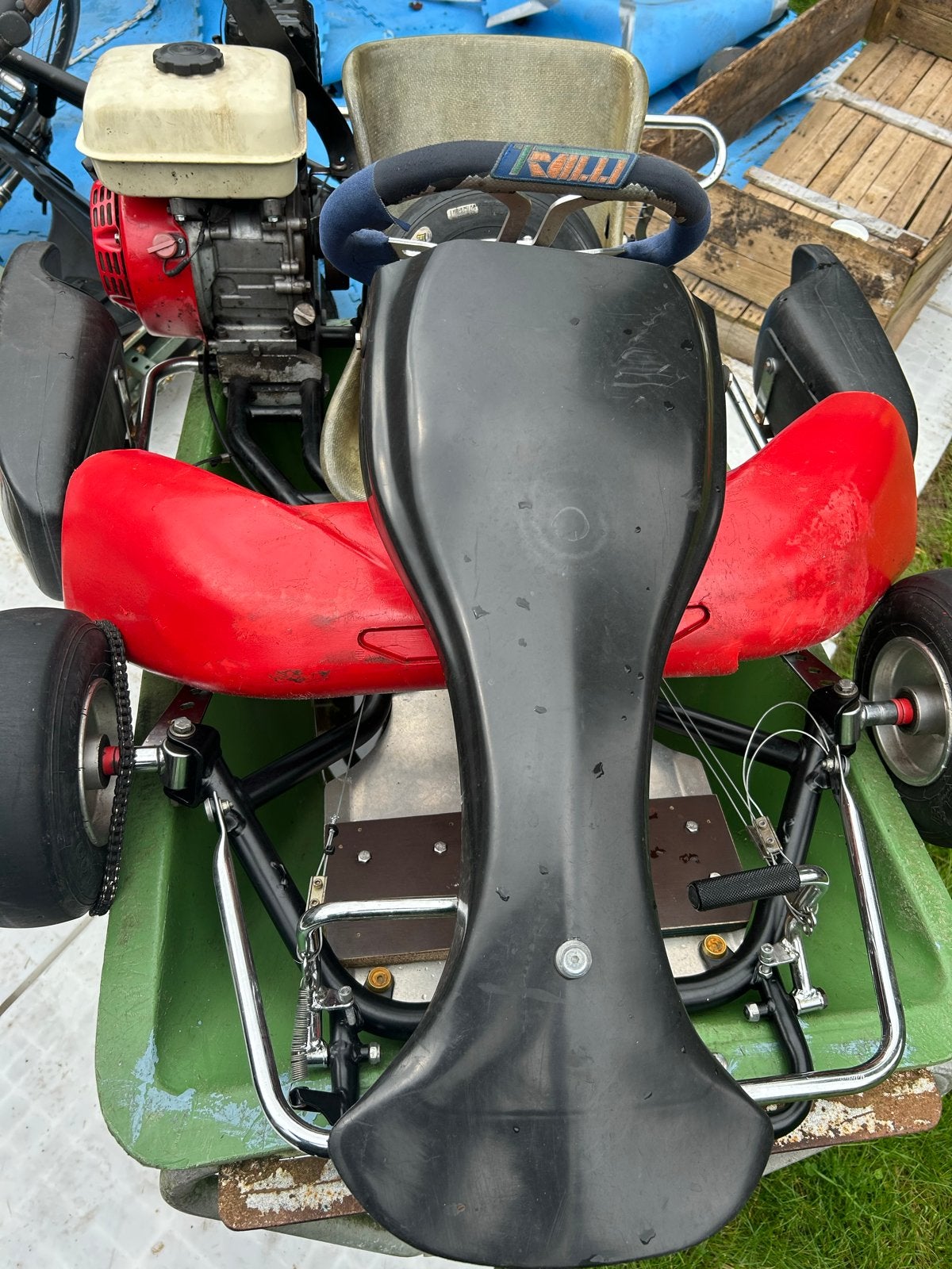 Honda Kart met GX160 motor - Achteras reparatie nodig, Sport en Fitness, Ophalen, Gebruikt, Kart