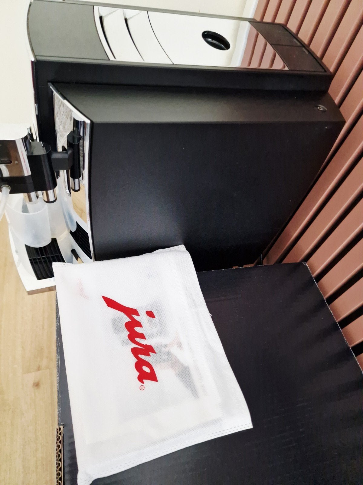 JURA S8 CHROME, Ophalen, Zo goed als nieuw, Koffiemachine