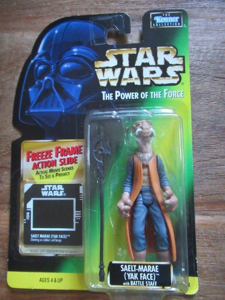 Star Wars potf2 SAELT-MARAE (YAK FACE) 1997 / freeze frame, Ophalen of Verzenden, Nieuw, Actiefiguurtje