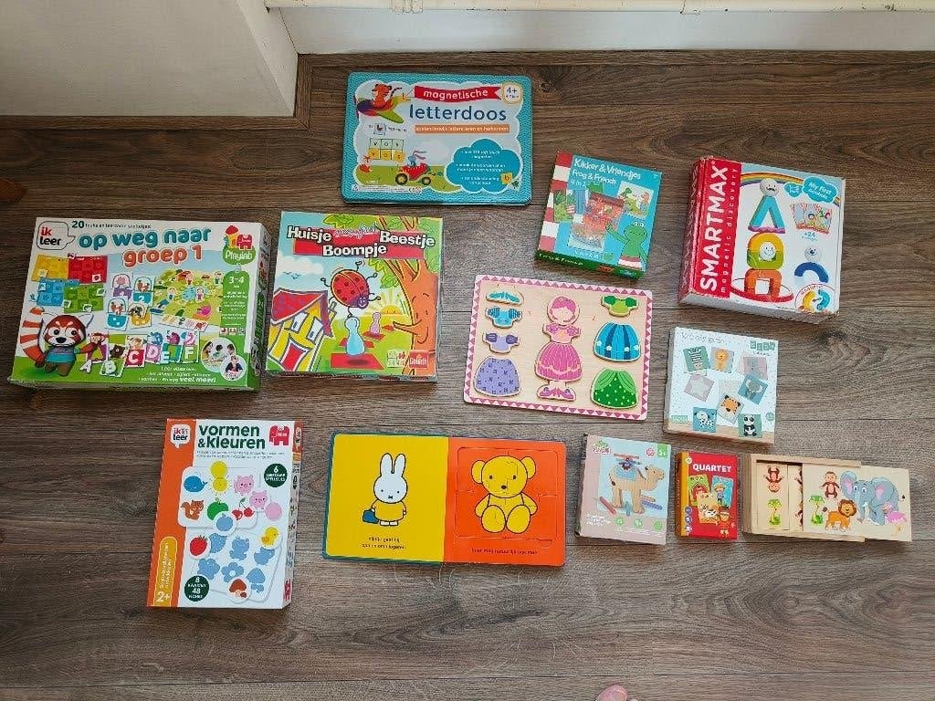 Educatieve spelletjes voor peuters en kleuters (10 stuks), Ophalen, Gebruikt, Jongen of Meisje