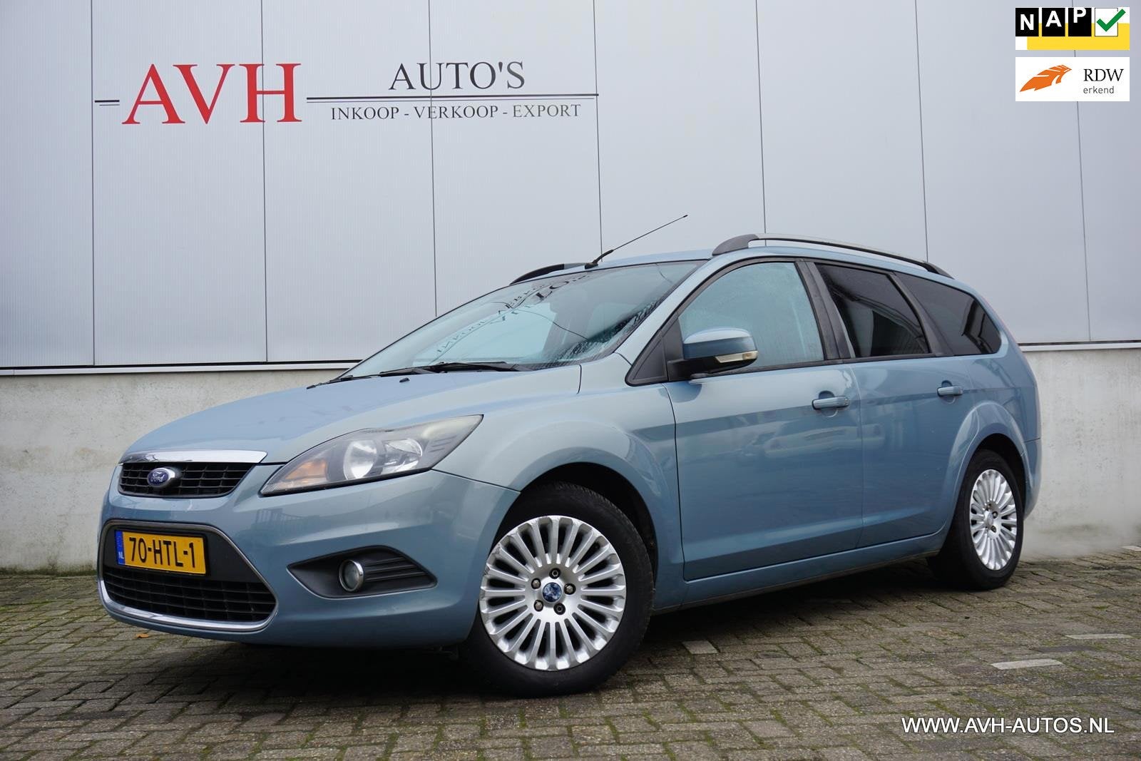 Ford Focus Wagon 1.6 Titanium, Auto's, 1596 cc, Gebruikt, 4 cilinders, Origineel Nederlands