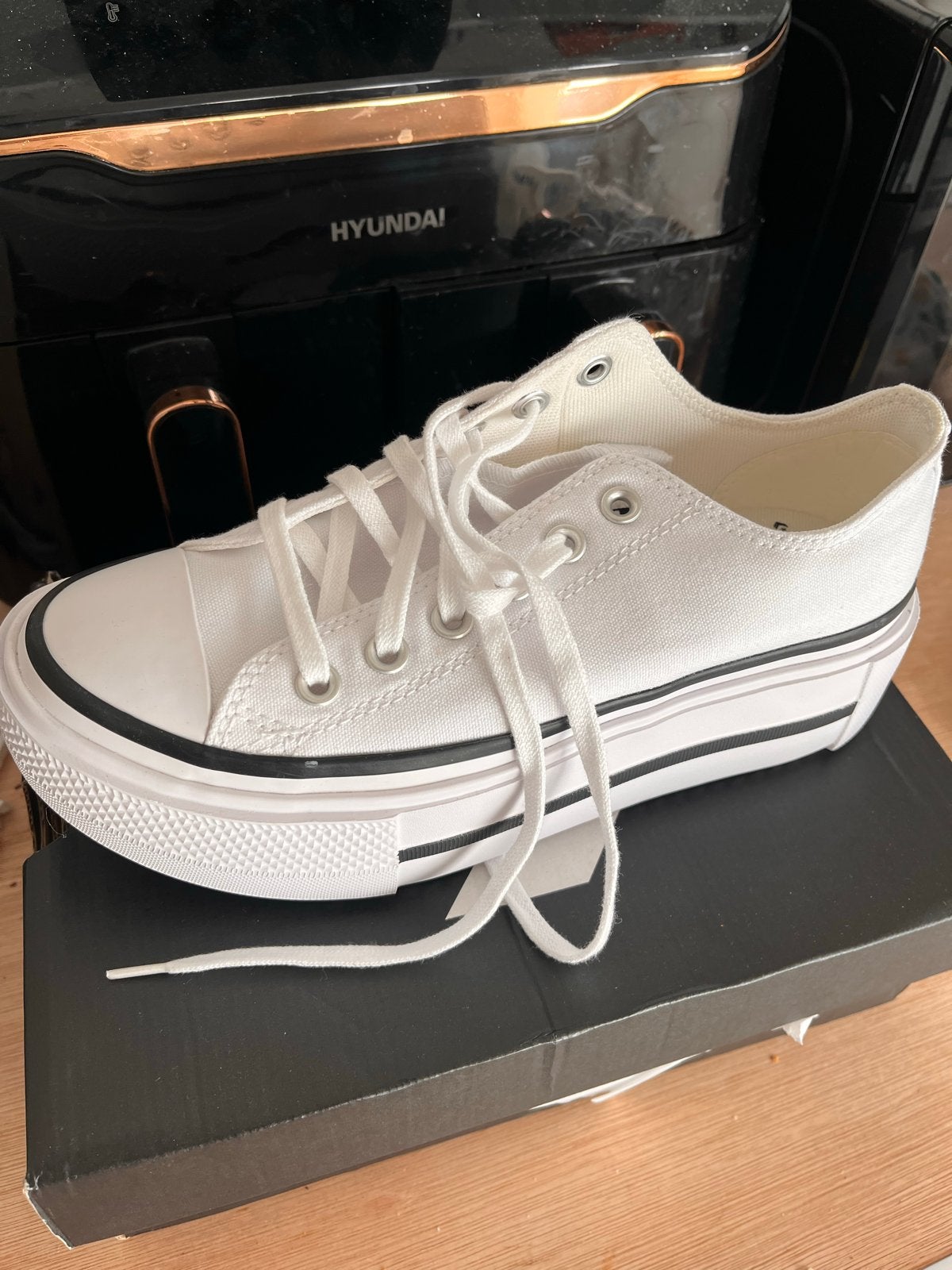 Nieuwe Converse All Star Lift Platform Sneakers Wit, Ophalen of Verzenden, Nieuw, Wit, Sneakers of Gympen