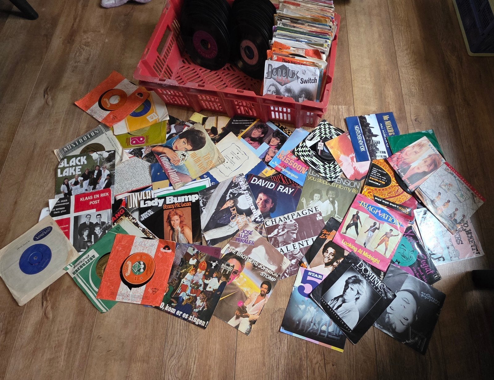 275 Singles uit de jaren '50, '60, '70 en '80 (Engels/Duits), Cd's en Dvd's, Ophalen, Gebruikt, 7 inch, Pop
