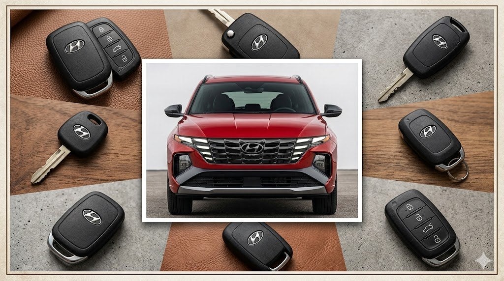 HYUNDAI extra autosleutel nodig of reparatie behuizing/print, Ophalen