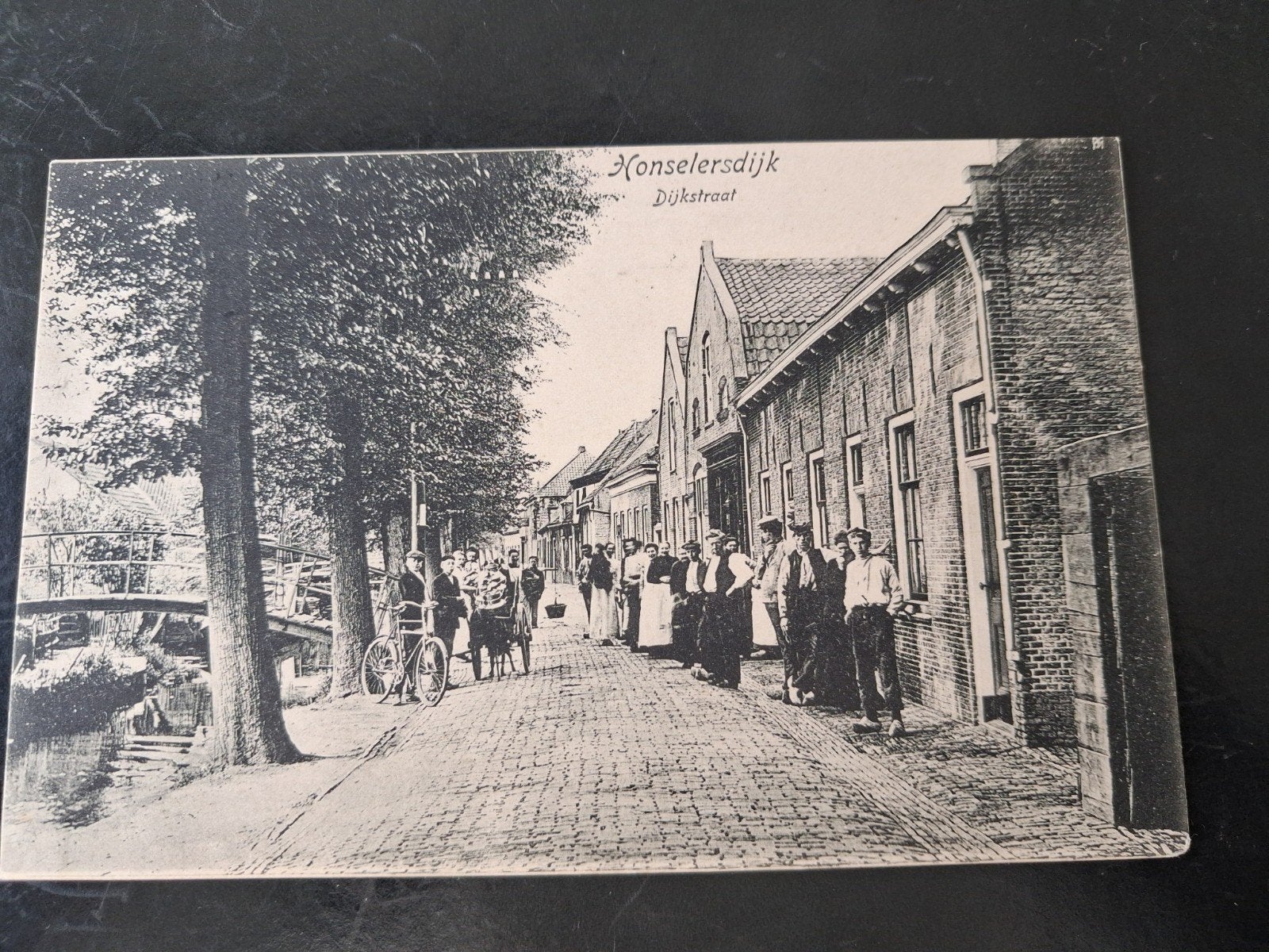 Prachtige oude ansichtkaart van Honselersdijk, Verzamelen, Ophalen of Verzenden