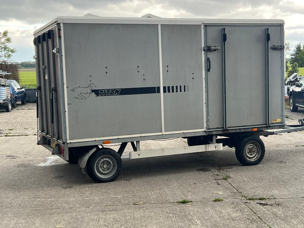 Schamelwagen / trailer, Ophalen, Gebruikt, Hout, Overige typen