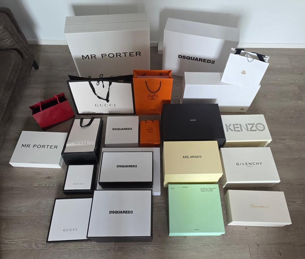 Luxe merk verpakkingen, Verzamelen, Merken en Reclamevoorwerpen, Ophalen, Zo goed als nieuw, Verpakking