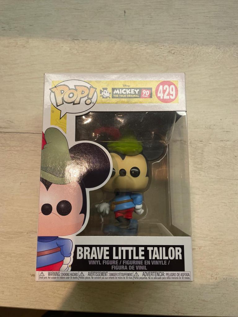 Funko Pop Disney Mickey Mouse Brave Little Tailor 429, Ophalen of Verzenden, Zo goed als nieuw